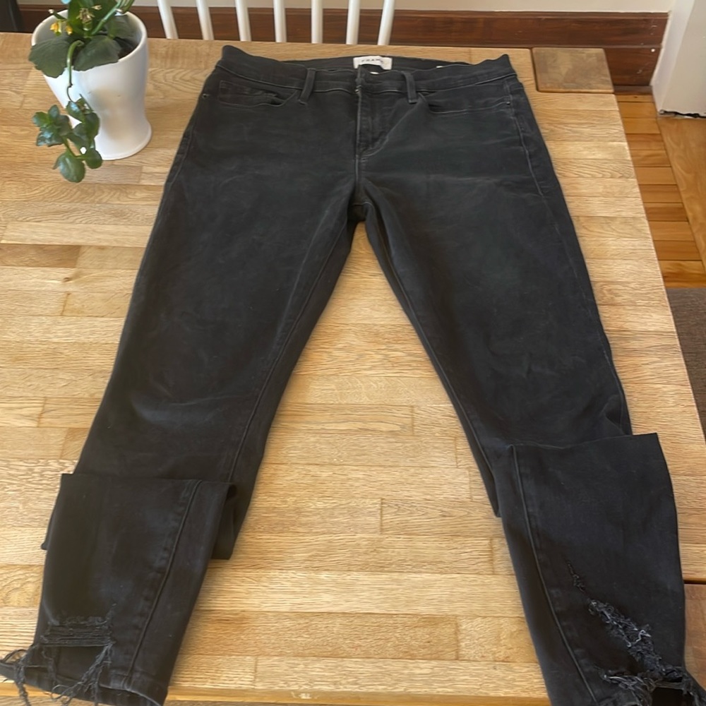 FRAME Black Le Skinny Jeanne (29)